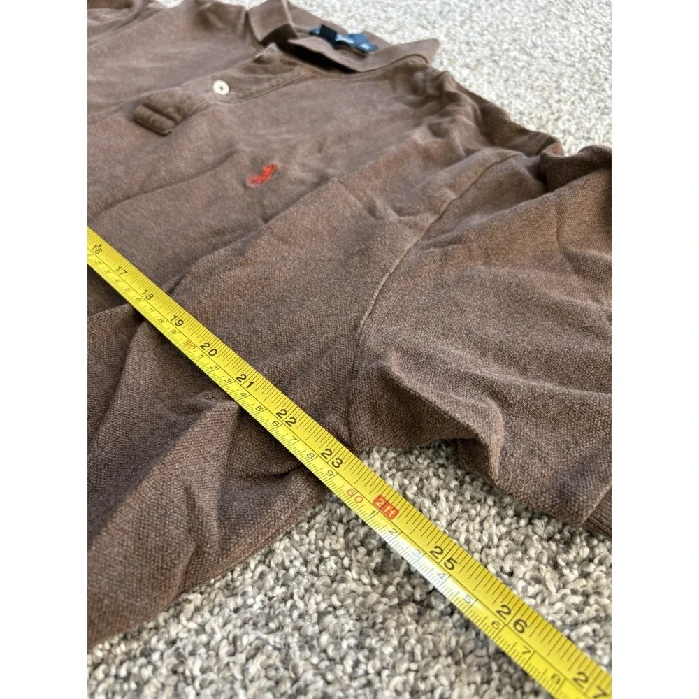 Polo‎ Ralph Lauren Shirt Men's Size XL  Light Brown Short Sleeve  Polo